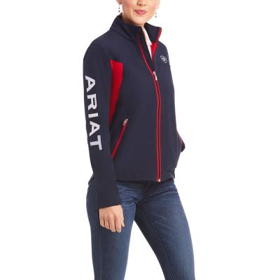 Ariat New Team - Softshell Jas Donkerblauw Dames - 17132-072